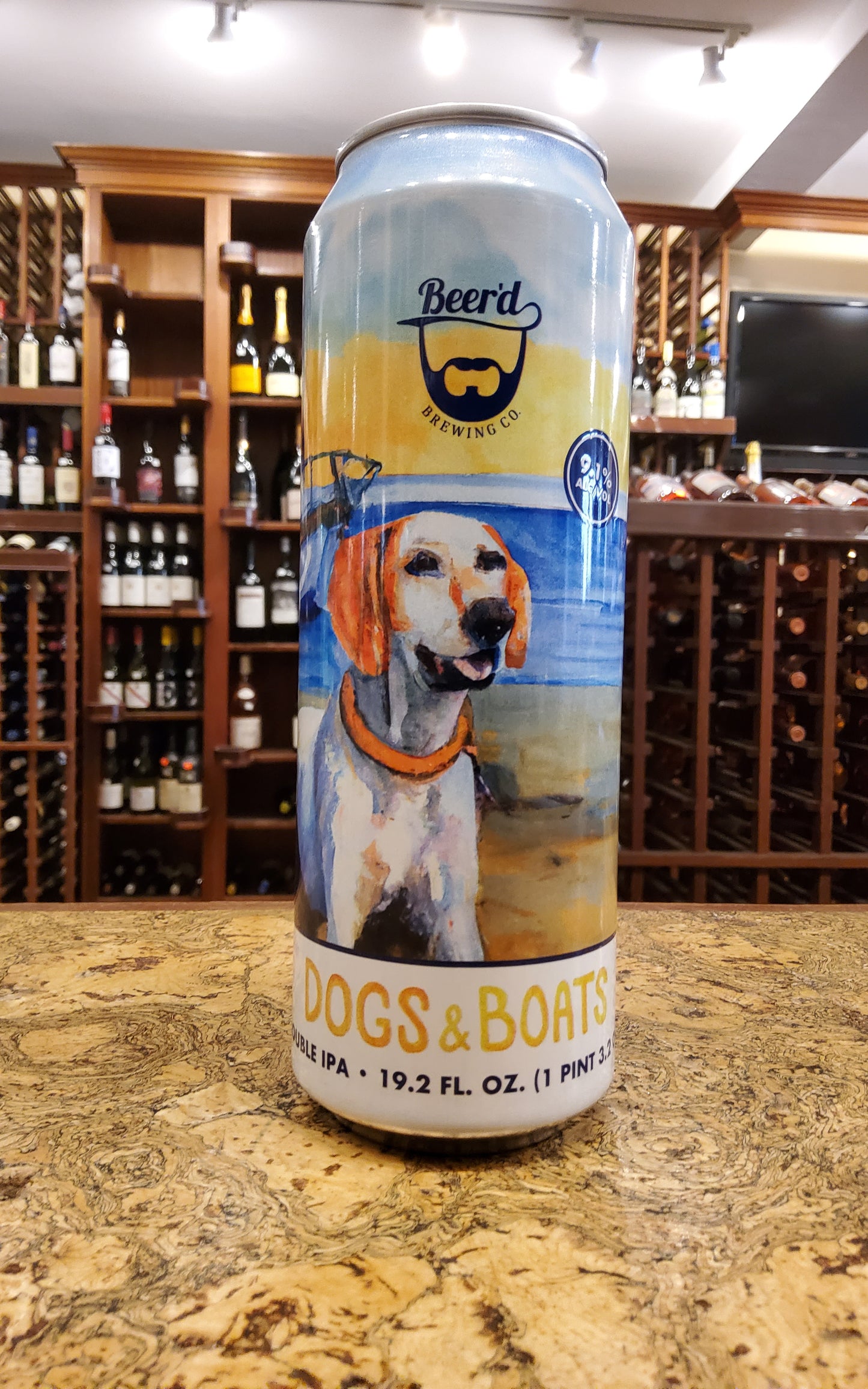 Beer'd Dogs & Boats DIPA 19.2 can
