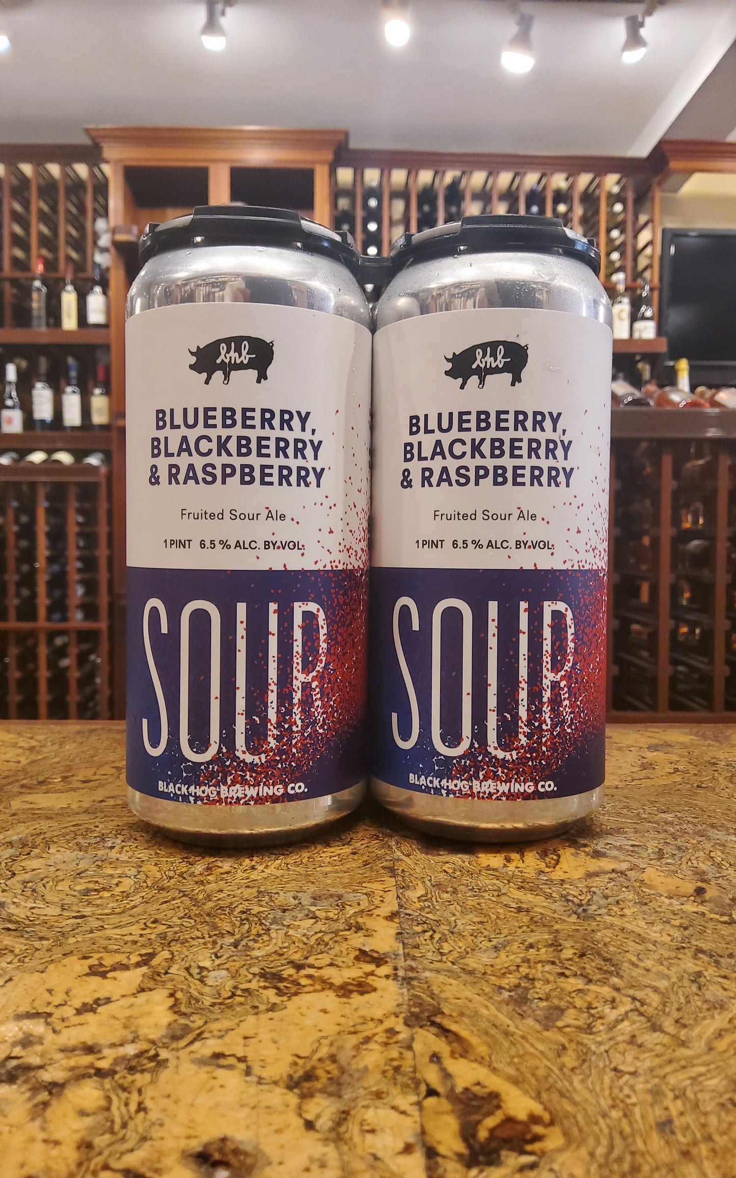 Black Hog Blueberry, Blackberry & Raspberry Sour 4pk