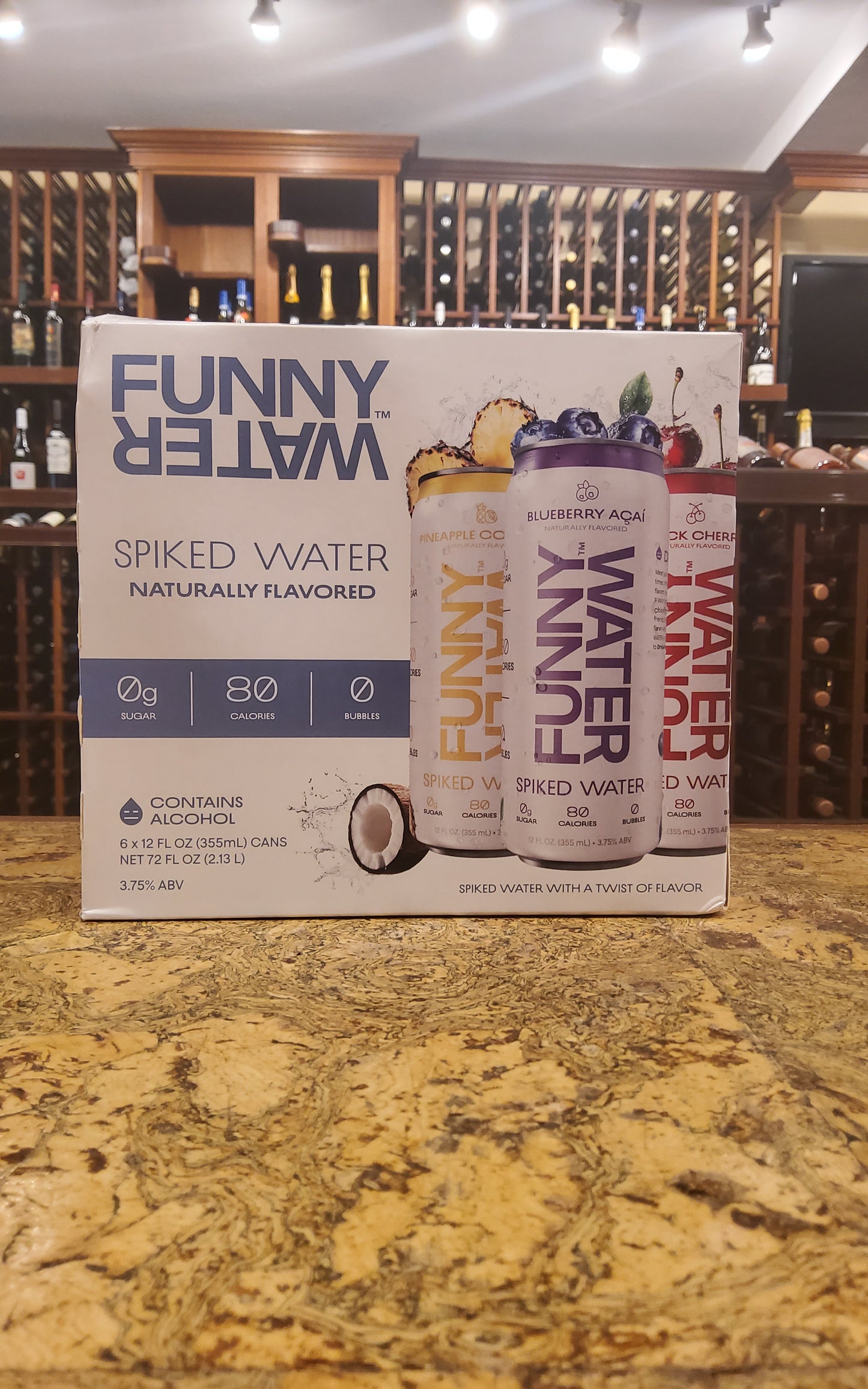 Funny Water Spiked Water Berry 6pk