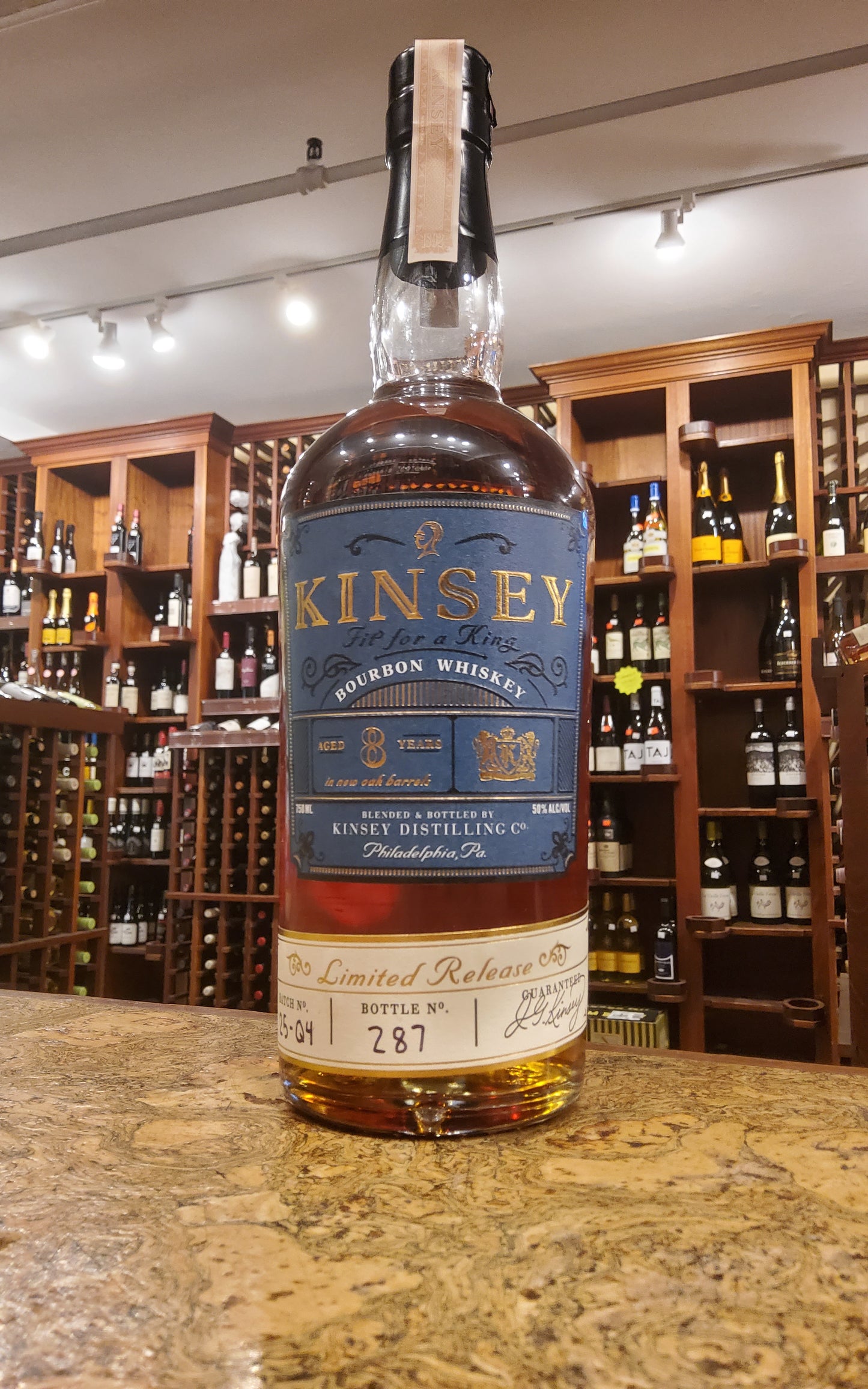 Kinsey Limited Release 8 Year Bourbon