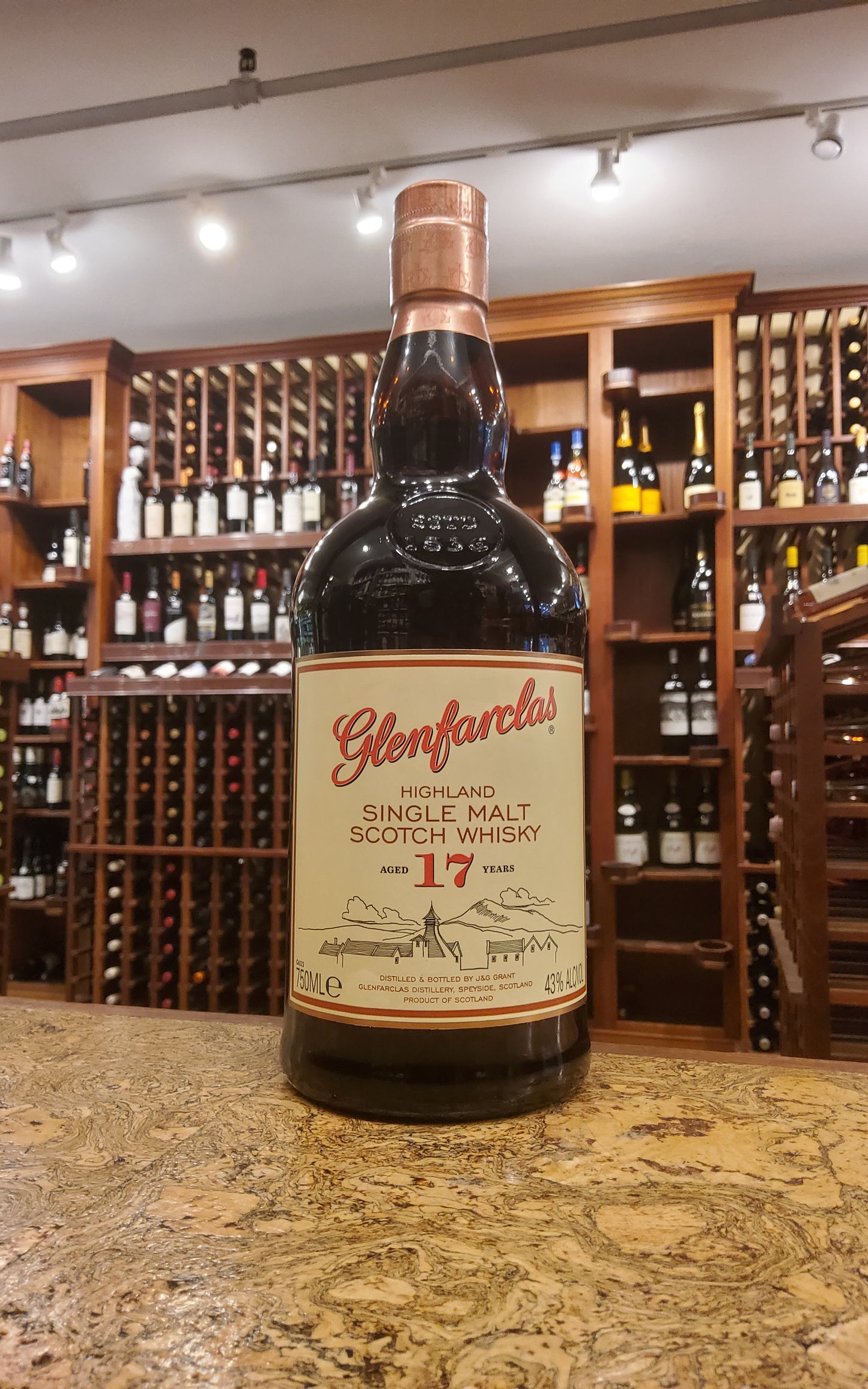 Glenfarclas Highland 17 Year Single Malt Scotch Whiskey