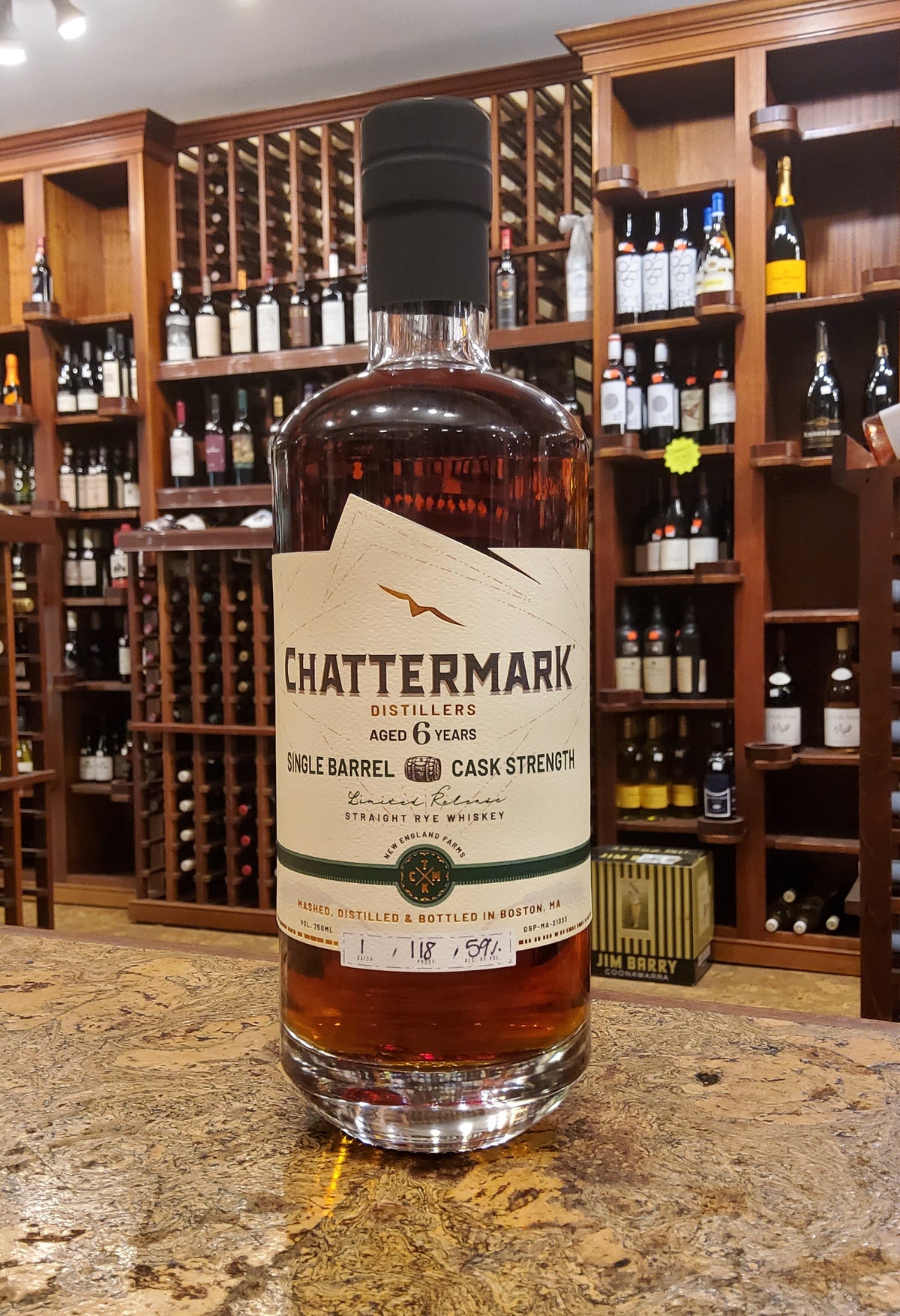 Chattermark Single Barrel Cask Strength Rye 6yr
