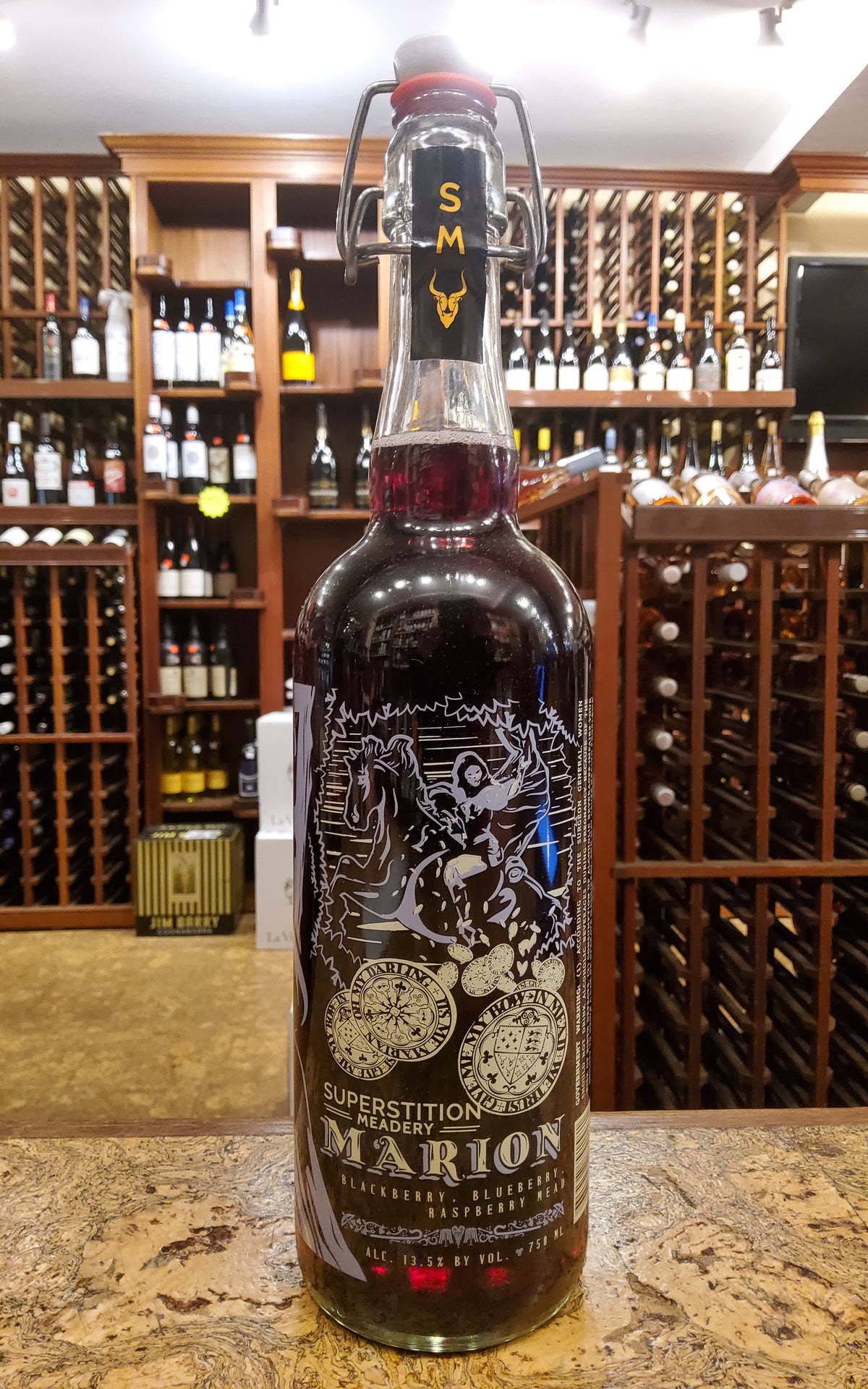 Superstition Meadery Marion Blackberry, blueberry, Raspberry Mead 750ml