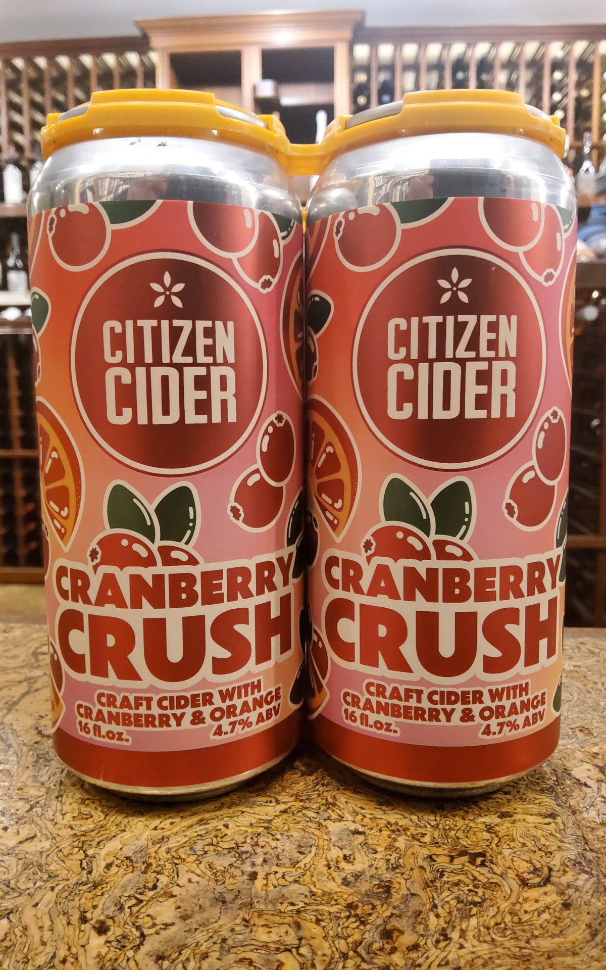 Citizen Cider Cranberry Crush Cider 4pk