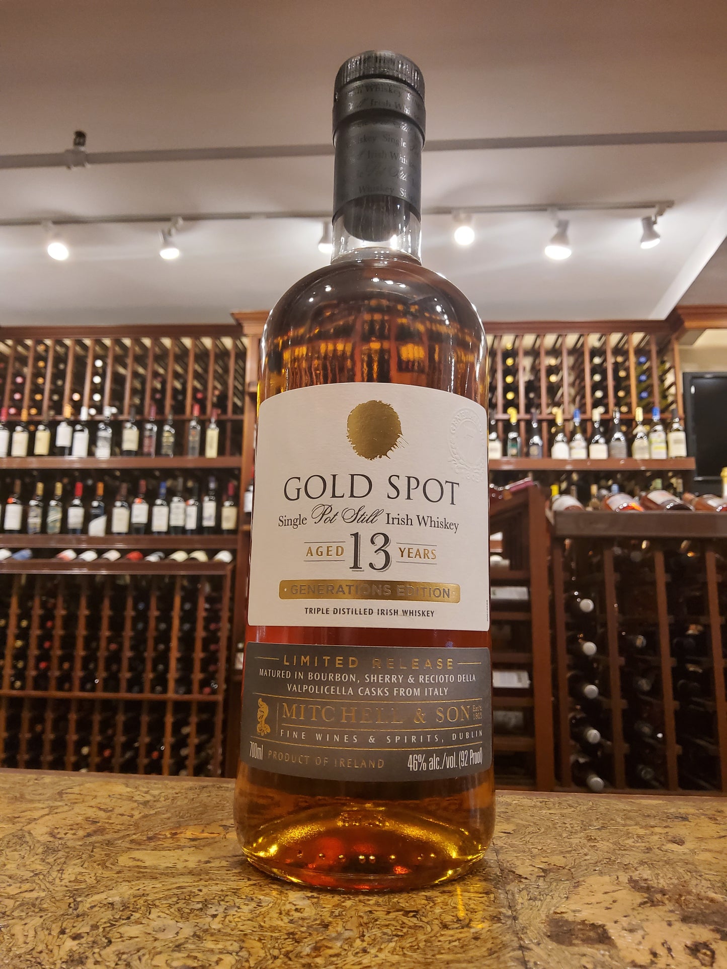 Gold Spot 13 Year Pot Still Irish Whiskey Generations Edition