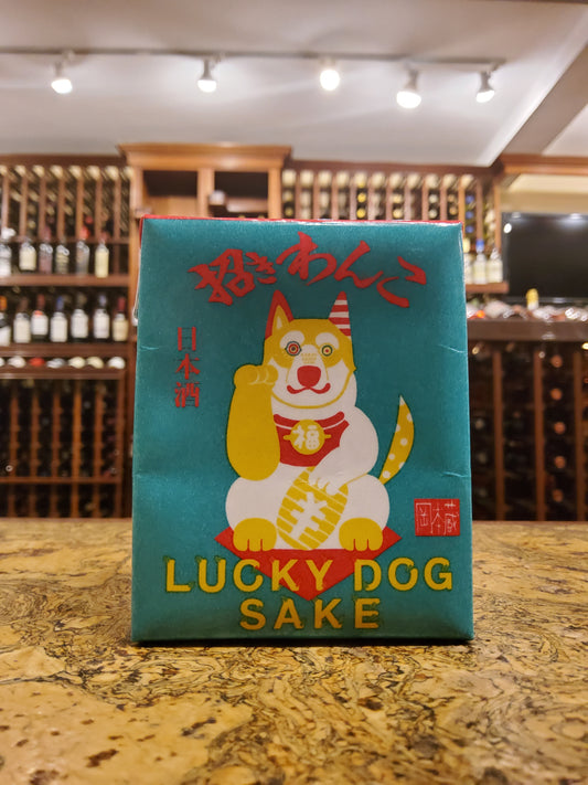 Maneki Wanko Lucky Dog Sake Juice Box 180ml