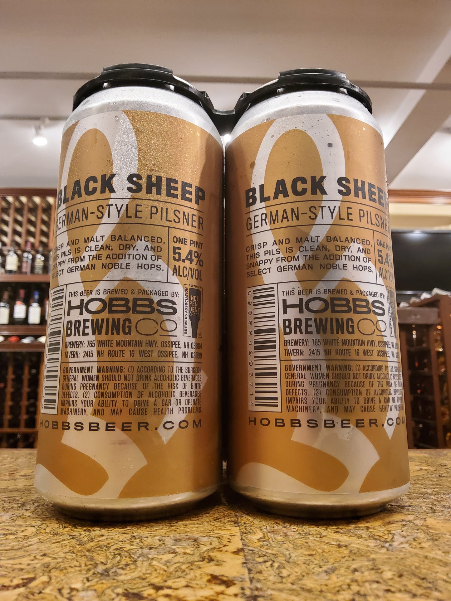 Hobbs Black Sheep Pilsner 4pk