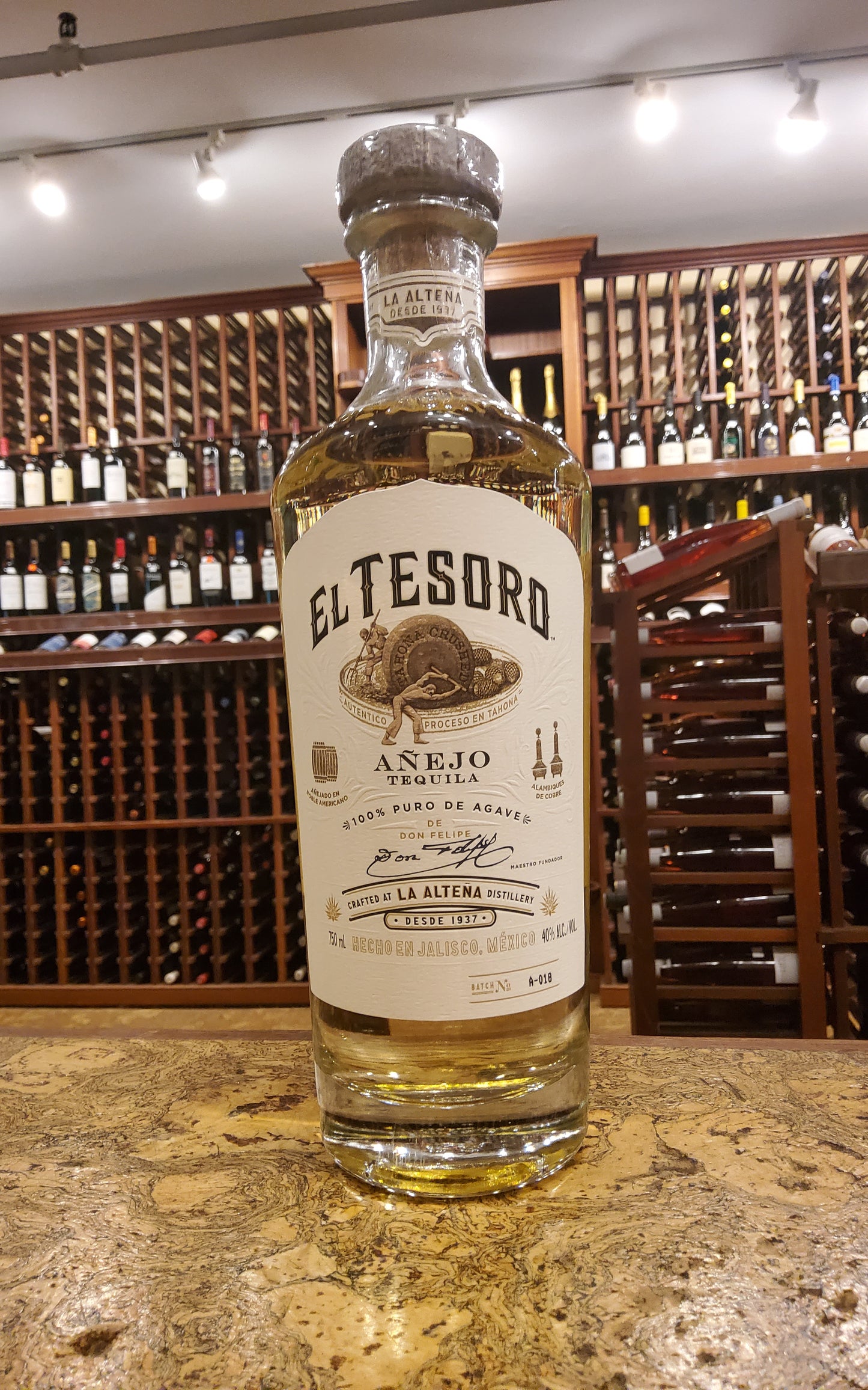 El Tesoro Anejo Tequila