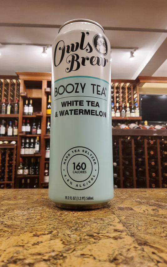 Owl's Brew White Tea & Watermelon 19.2 oz can
