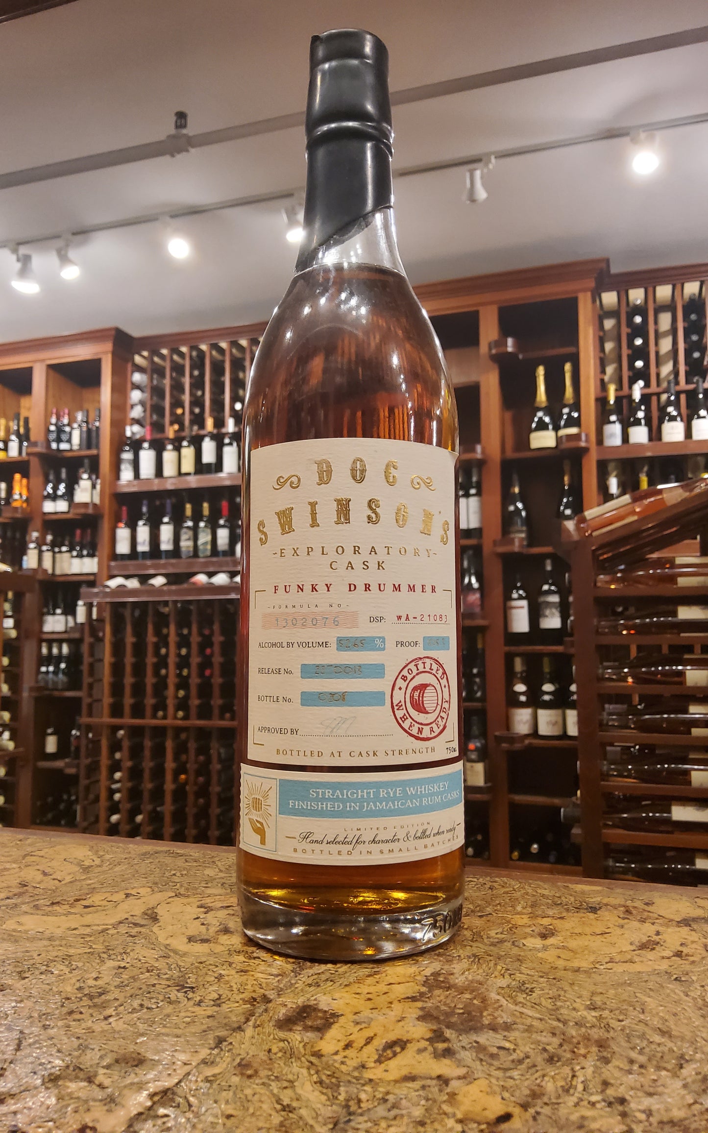 Doc Swinson's Funky Drummer Rye Whiskey