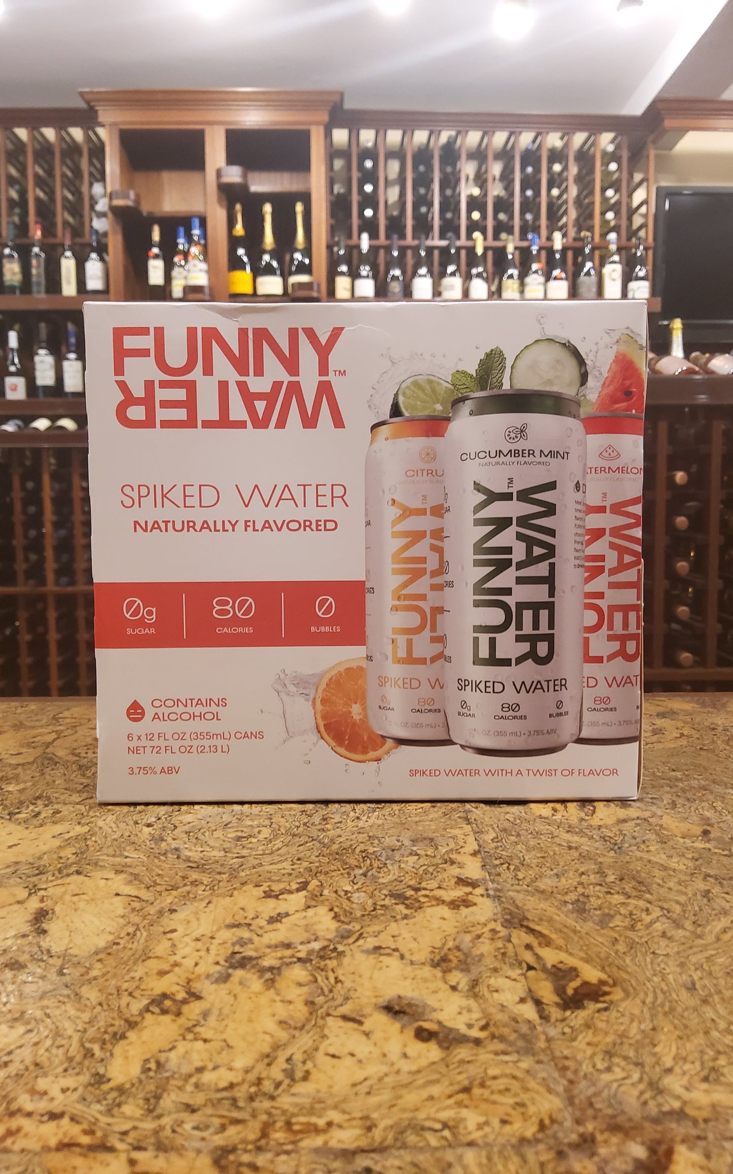 Funny Water Spiked Water Tropical 6pk