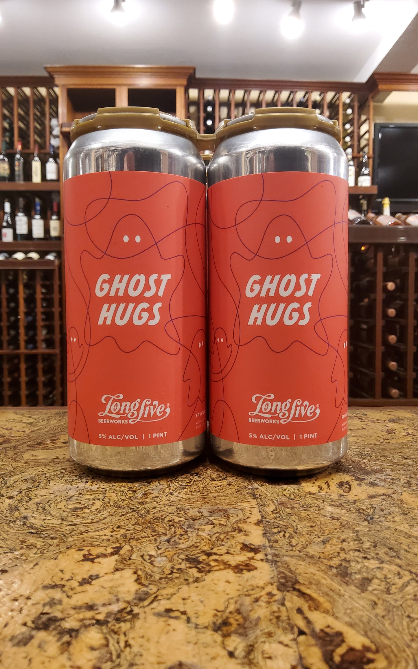 Long Live Ghost Hugs Blackberry Raspberry Black Currant Sour 4pk