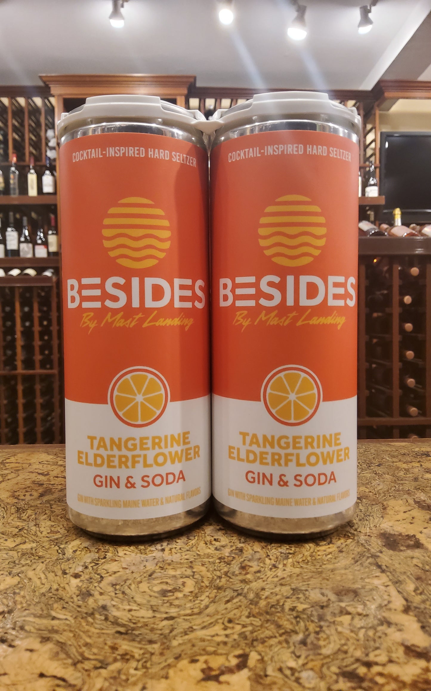 Mast Landing Besides Tangerine Elderflower Gin & Soda Seltzer 4pk
