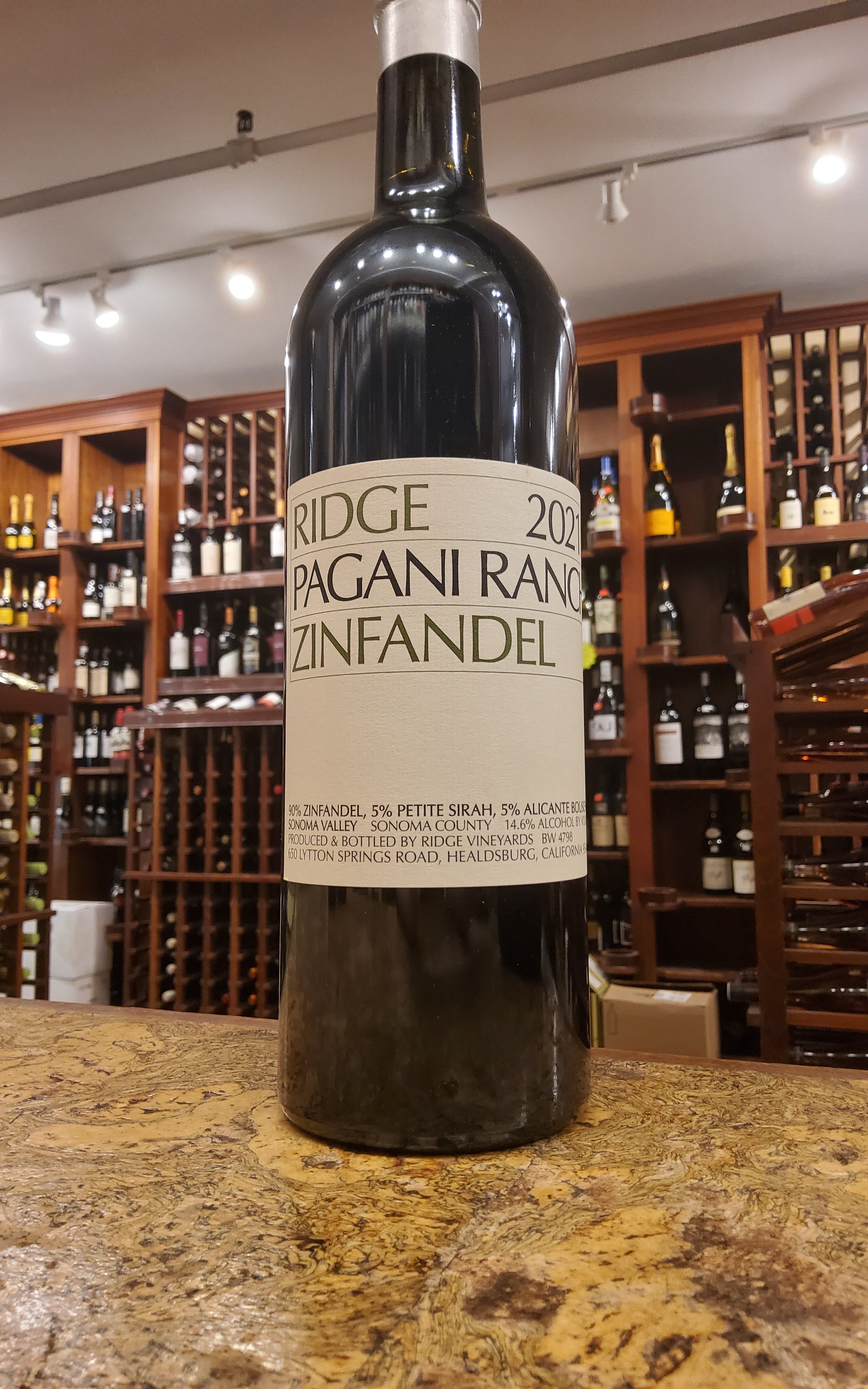 Ridge Pagani Ranch Zinfadel 2021 – Boston Wine Exchange