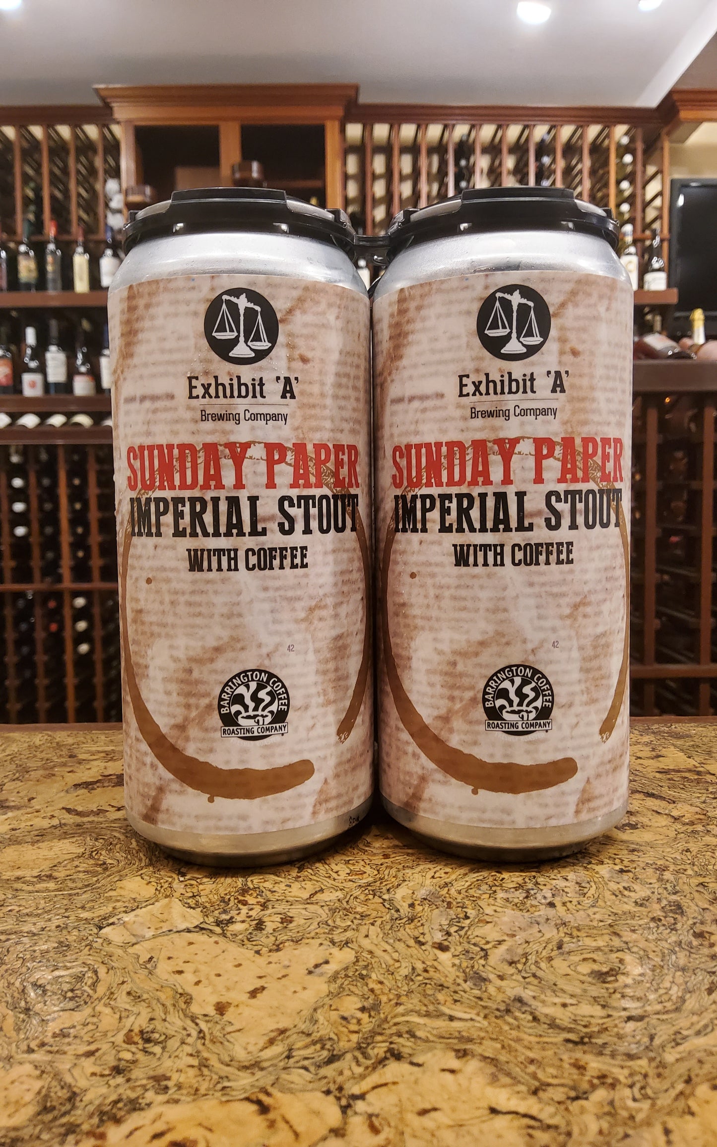 Exhibit A Sunday Paper Imperial Stout 4pk