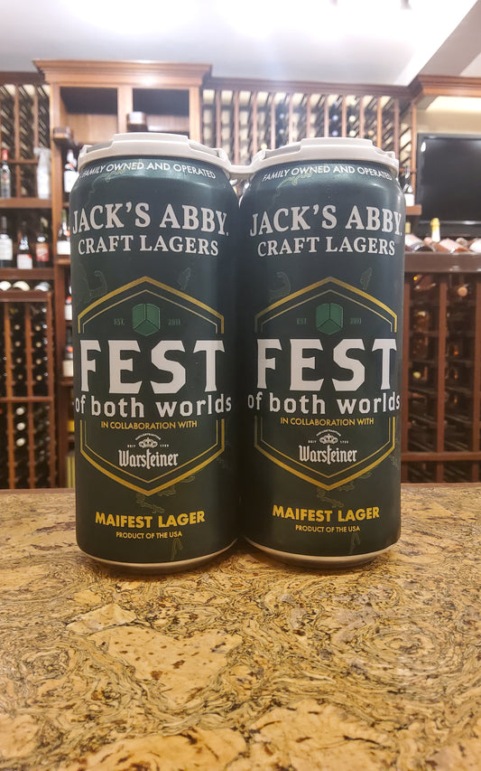 Jack's Abby x Warsteiner Fest of Both Worlds Lager 4pk