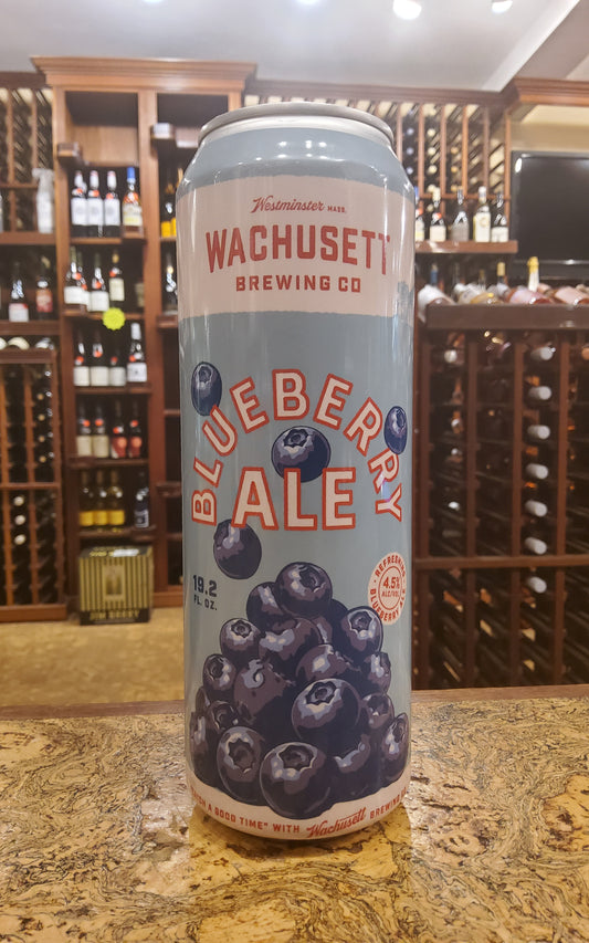 Wachusett Blueberry Ale 19.2 0z can