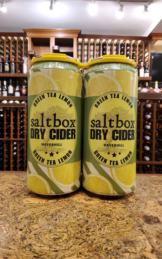 Saltbox Green Tea Lemon Cider 4pk