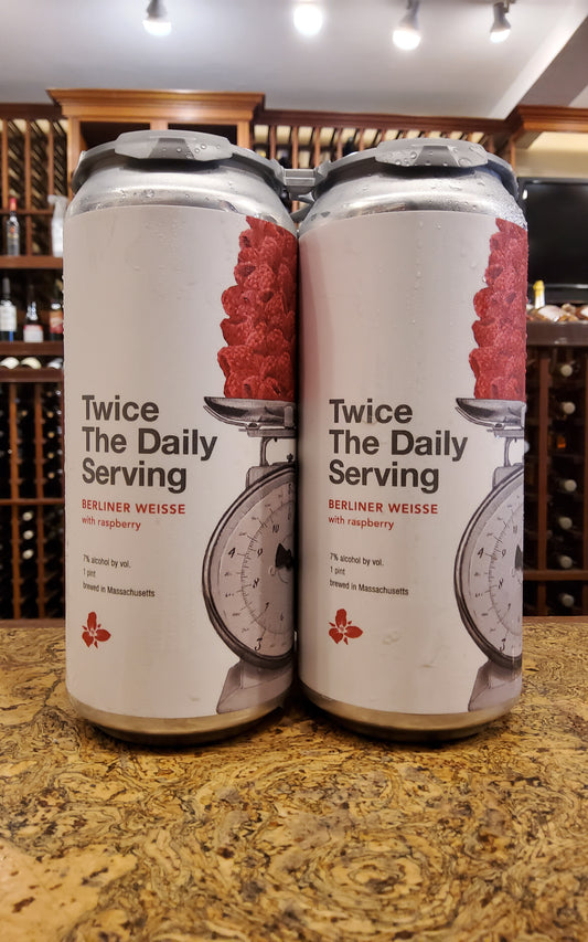 Trillium Twice The Daily Serving Raspberry Berliner Weisse 4pk