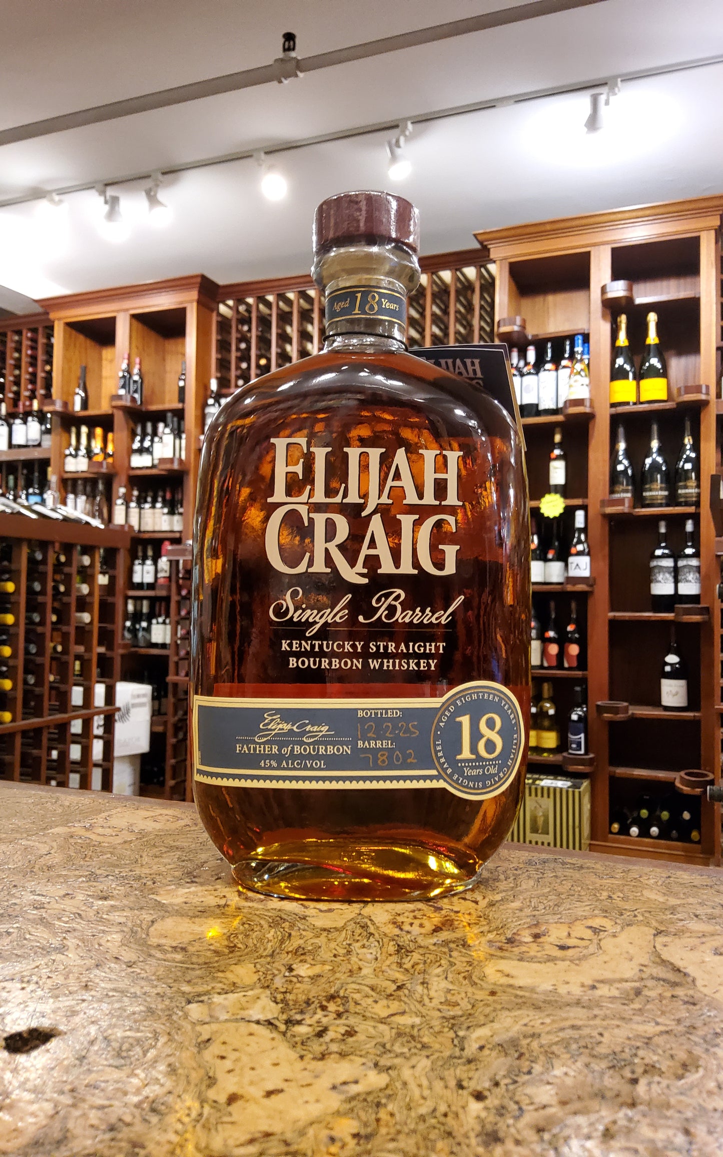 Elijah Craig 18yr Single Barrel Bourbon