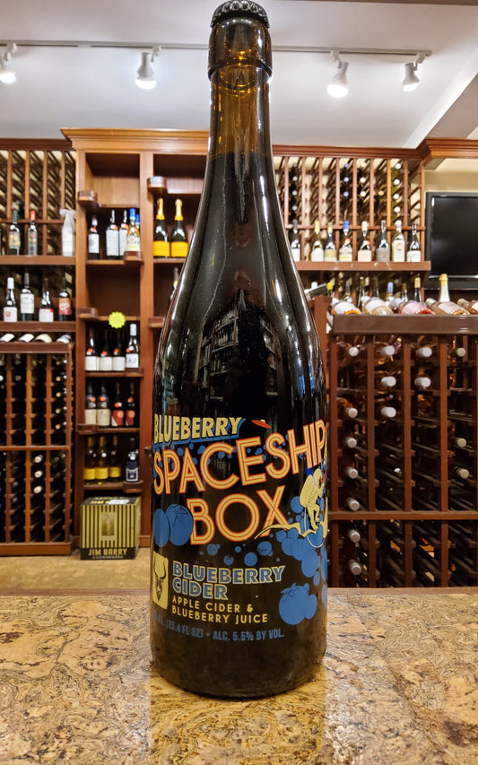 Superstition Blueberry Spaceship Box Cider